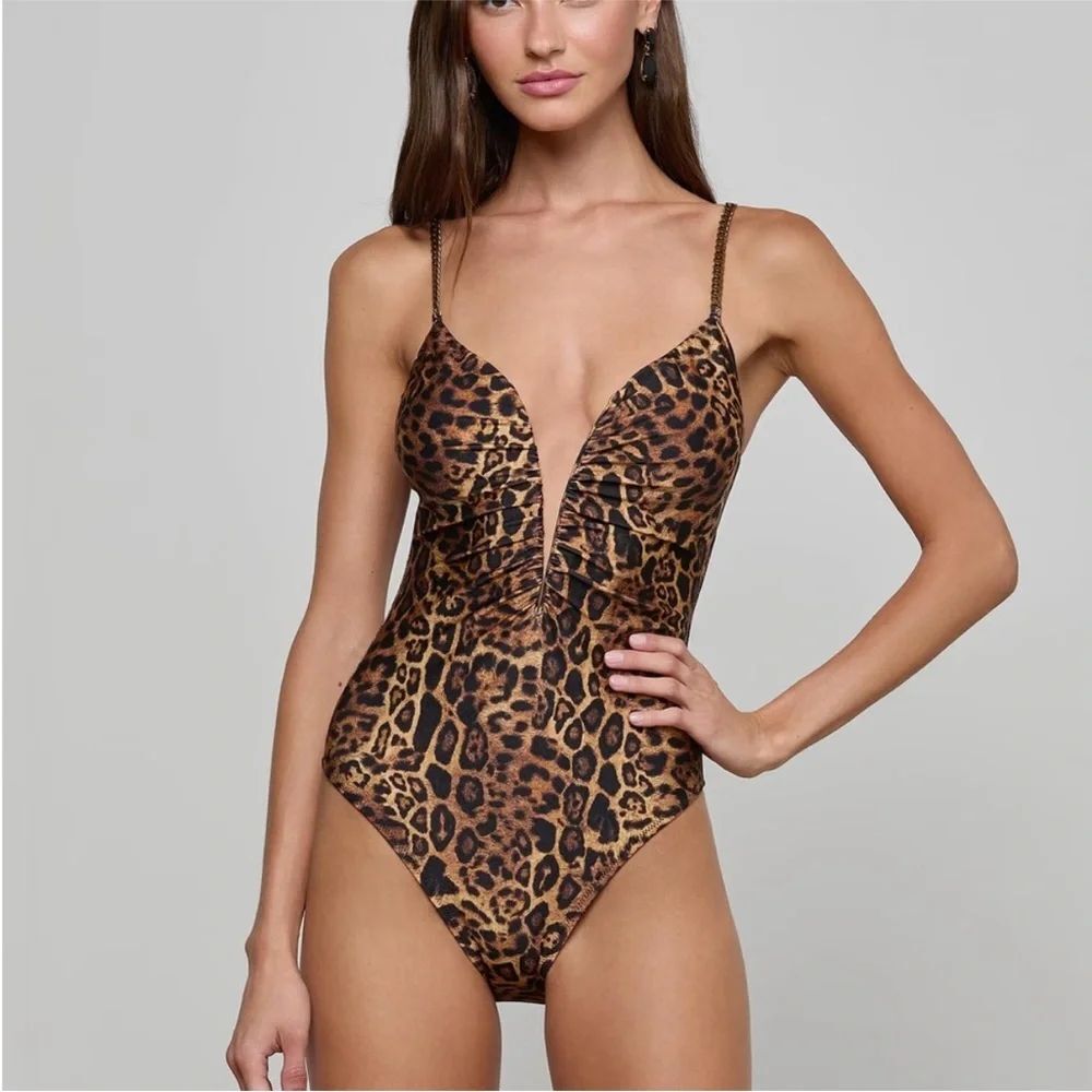 L'AGENCE
Lilou Leopard-Print One-Piece Swimsuit